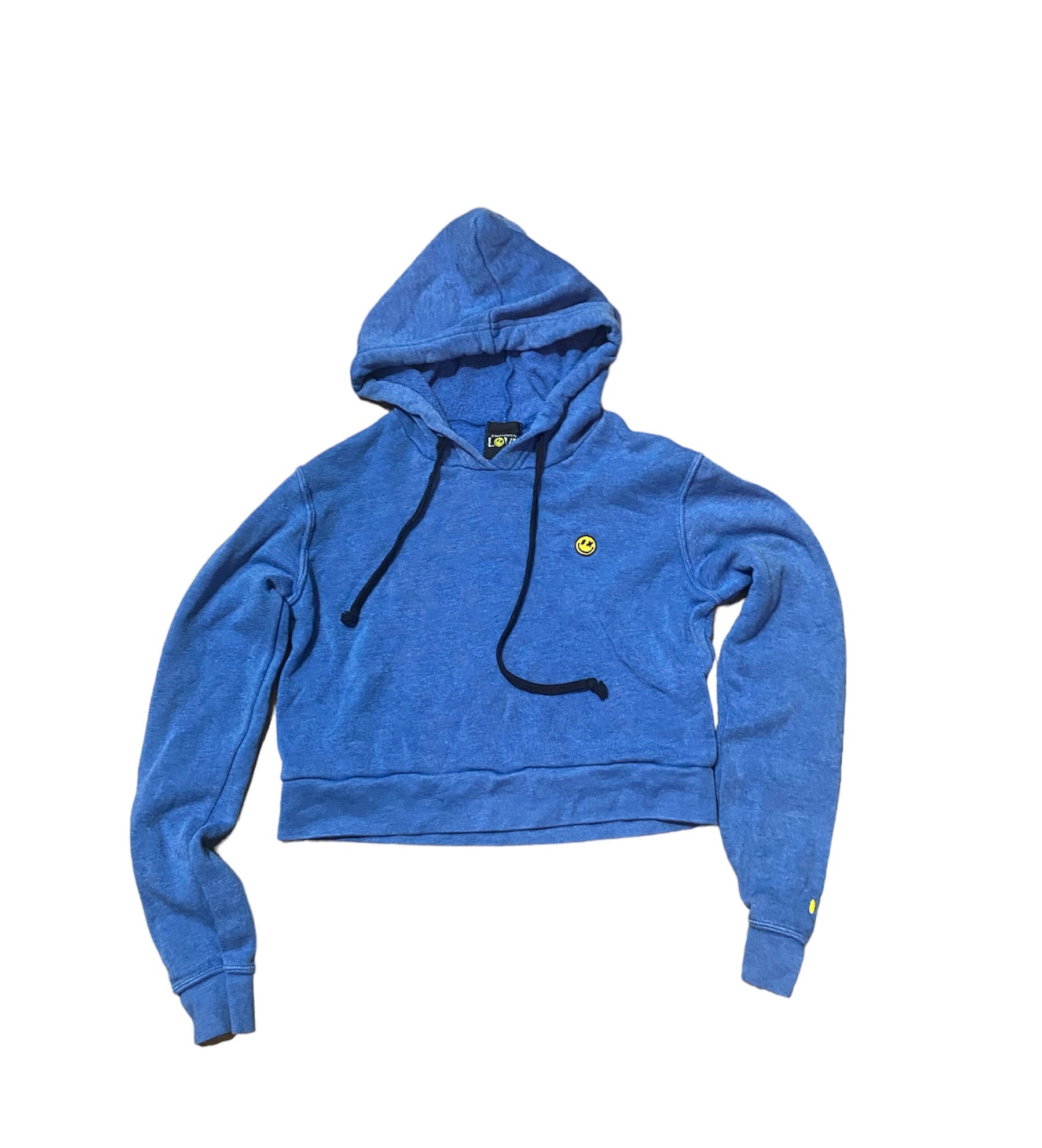 Royal blue clearance champion crop hoodie